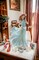 Ceramic Pretty Lady in Dress Walking Dogs Figurine, Home Décor, Gift for Her, Gift for Mom, Dog Lover Gift, Pet Loss Gift